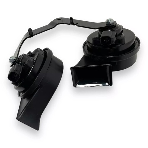NEW Tesla Y PAIR Low & High Pitch Horn 400 500 Hz w/Bracket Assy OEM 1507242-00- - Picture 2 of 4