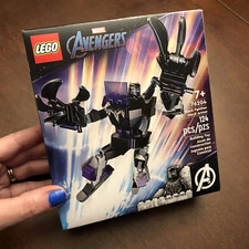 BLACK PANTHER T’CHALA Mech Armor 76204 Lego Marvel Avengers 7+ Robot Machine