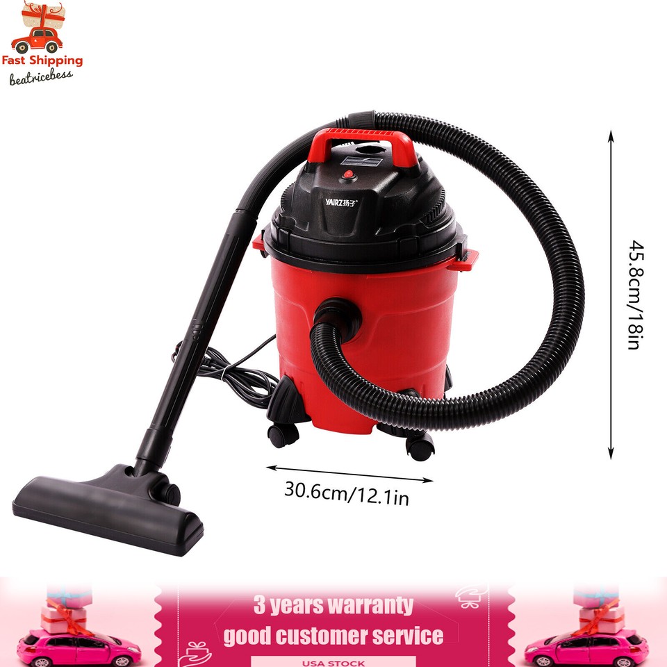Wet Dry Vacuum Small Portable Shop Vac Cleaner Hose Lightweight 4