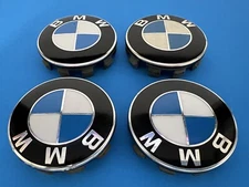 BMW GENUINE FACTORY ORIGINAL OEM CENTER CAPS 3613 6783536 OEM SET OF 4