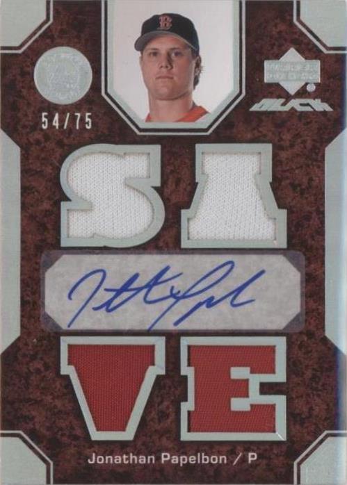 2007 Upper Deck Black - Jonathan Papelbon #6 - 1 of 1