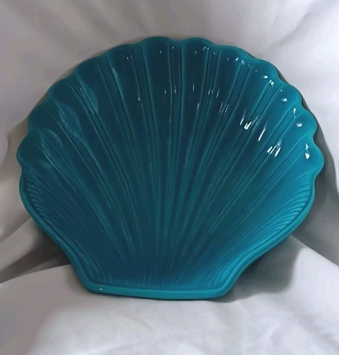 Große dekorative Keramik Muschelschale Schale/Teller für Obst/Süßigkeiten/Topf Pourri - Bild 10 von 11