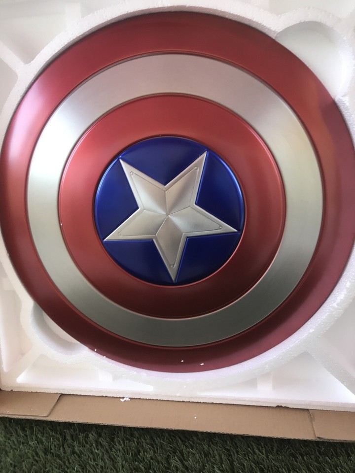 1:1 scale Captain America Shield Metal Replica Avenger Cosplay ...