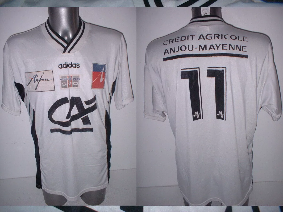 Angers SCO 11 Adidas Matchworn XL Shirt Jersey Maillot Football Soccer Vintage