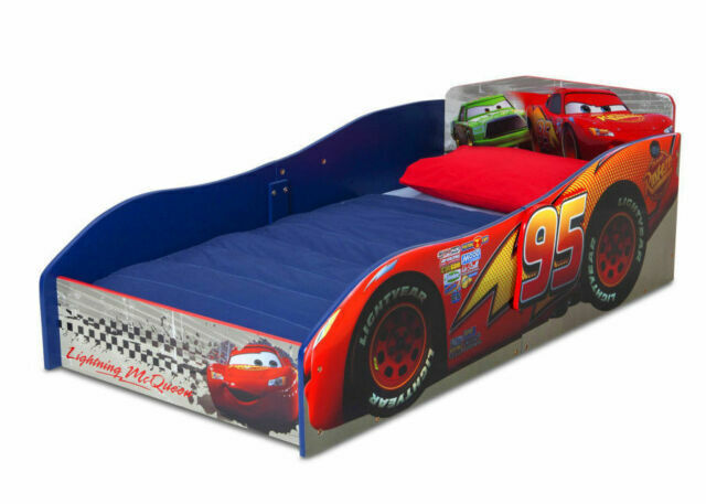 Delta Kids Bed Toddler Mcqueen Disney, Cars Convertible Toddler To Twin Bed