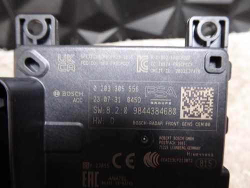 NEW CITROEM VAUXHALL PEUGEOT RADAR SENSOR RADAR CORNER 9844384680 1682791680 - Picture 5 of 7
