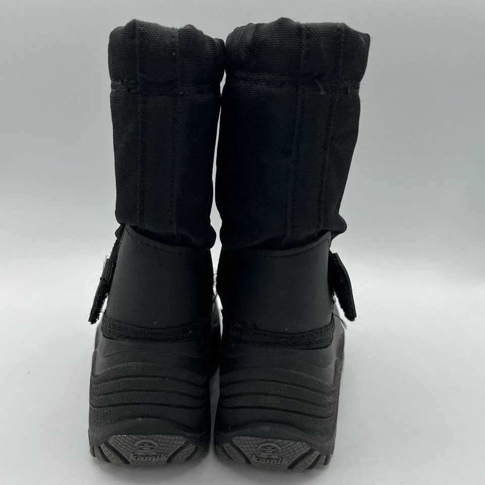 Kamik Little Boys Waterbug Aislado Impermeable Invierno Botas de Nieve Talla 9 Negras Usadas en Excelente Condición Foto 4 de 4