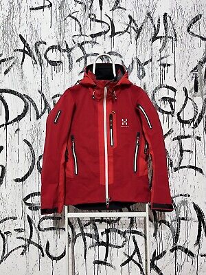 Haglofs Recco Gore-Tex Jacket Waterproof Women's Red Size M Haglofs Recco Gore-Tex Jacket Waterproof Women's Red Size M