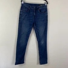 The Perfect Jean NYC TPJ Slim Thick Jeans Mens 29x32 Blue Dark Wash Stretch