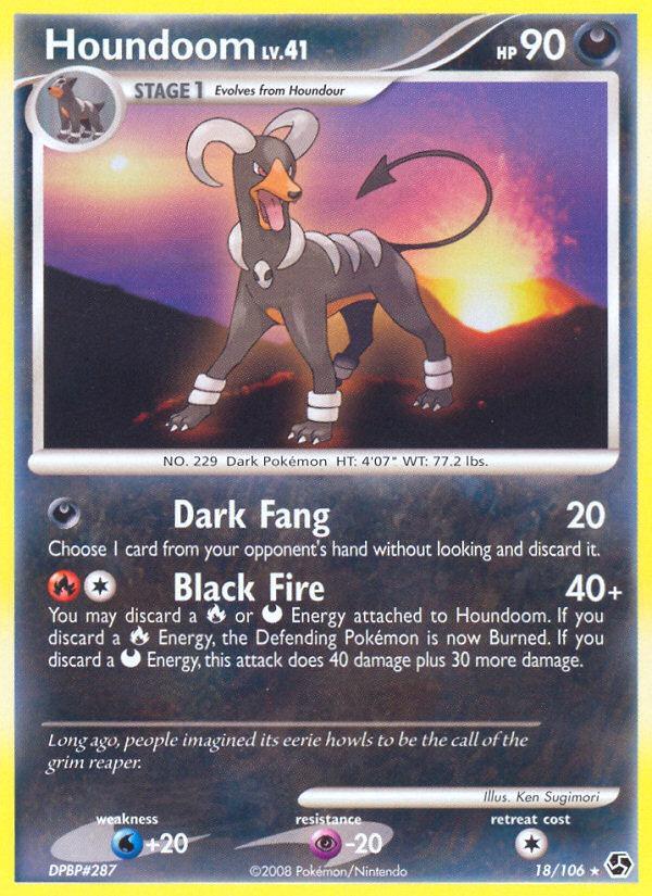 Pokemon Houndoom (18/106) Great Encounters LP