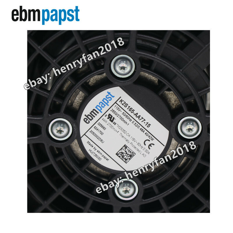 Ebmpapst 40/42 W K2s165-aa17-05 Ebm Cooling Fan, 230 V 40/42 W 0.26/0.24 At 2948.82 INR In Delhi | G3r Enterprises - Foto 1