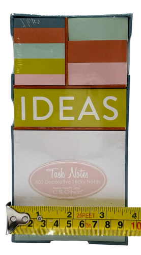 Sticky Note Set Stationary Teacher Gift Blue Box Yellow Red White School A - Picture 2 of 4