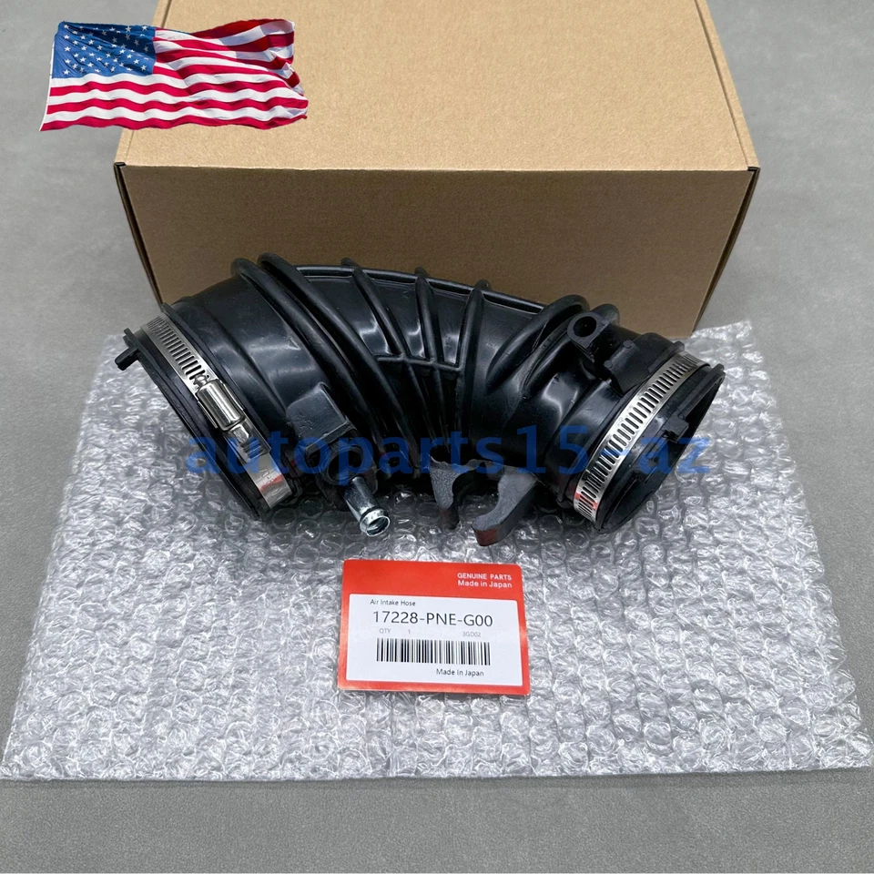 New 17228-PNE-G00 Air Intake Hose+CLAMP For Acura RSX 2002-2006 Honda CR-V 02-04 Foto 4 de 4