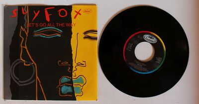Sly Fox Let's Go All The Way EU 7inch Vinyl Single 1985 Synthpop