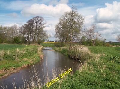 Foto 12x8 Longford Brook Longfordlane Blick in Richtung Hill bis c2014