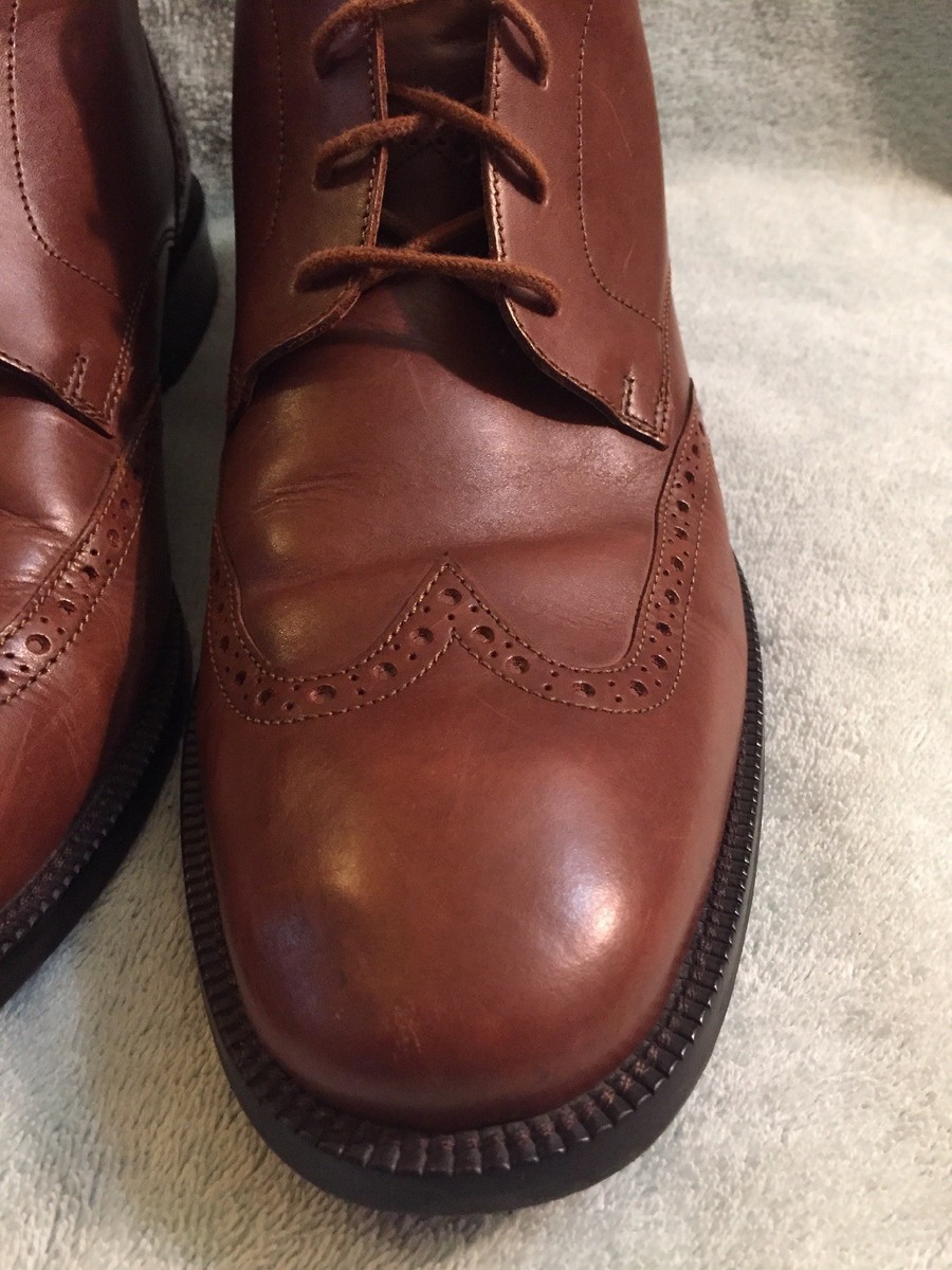 Cole Haan 10 M C12674 FG 14 Browen Mens Leather Wingtip  display picture 1