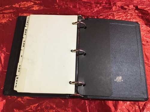 Vintage Upjohn Index & Paper Journal Binder Book "Property Of Upjohn Company" - Picture 4 of 8