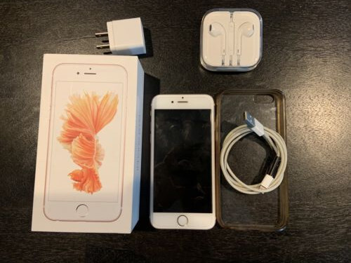 Apple iPhone 6s - 64GB - Rose Gold (Unlocked) A1633 (CDMA + GSM ...
