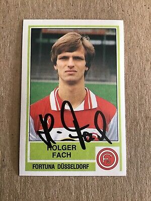 Holger Fach, Germany 🇩🇪 Fortuna Düsseldorf 1983/84 hand signed