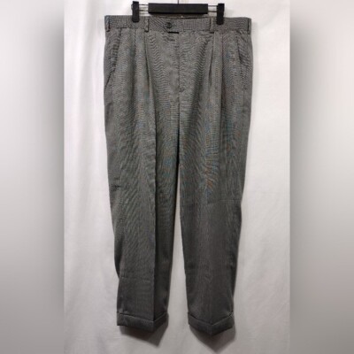 NEW George Soft Touch Dress Pants Mens 36x29 Gray Office Career Business