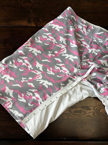 Redline Gear Swim Trunks Board Shorts Men’s 32 PINK/GRAY/WHITE Camo print - Picture 9 of 10