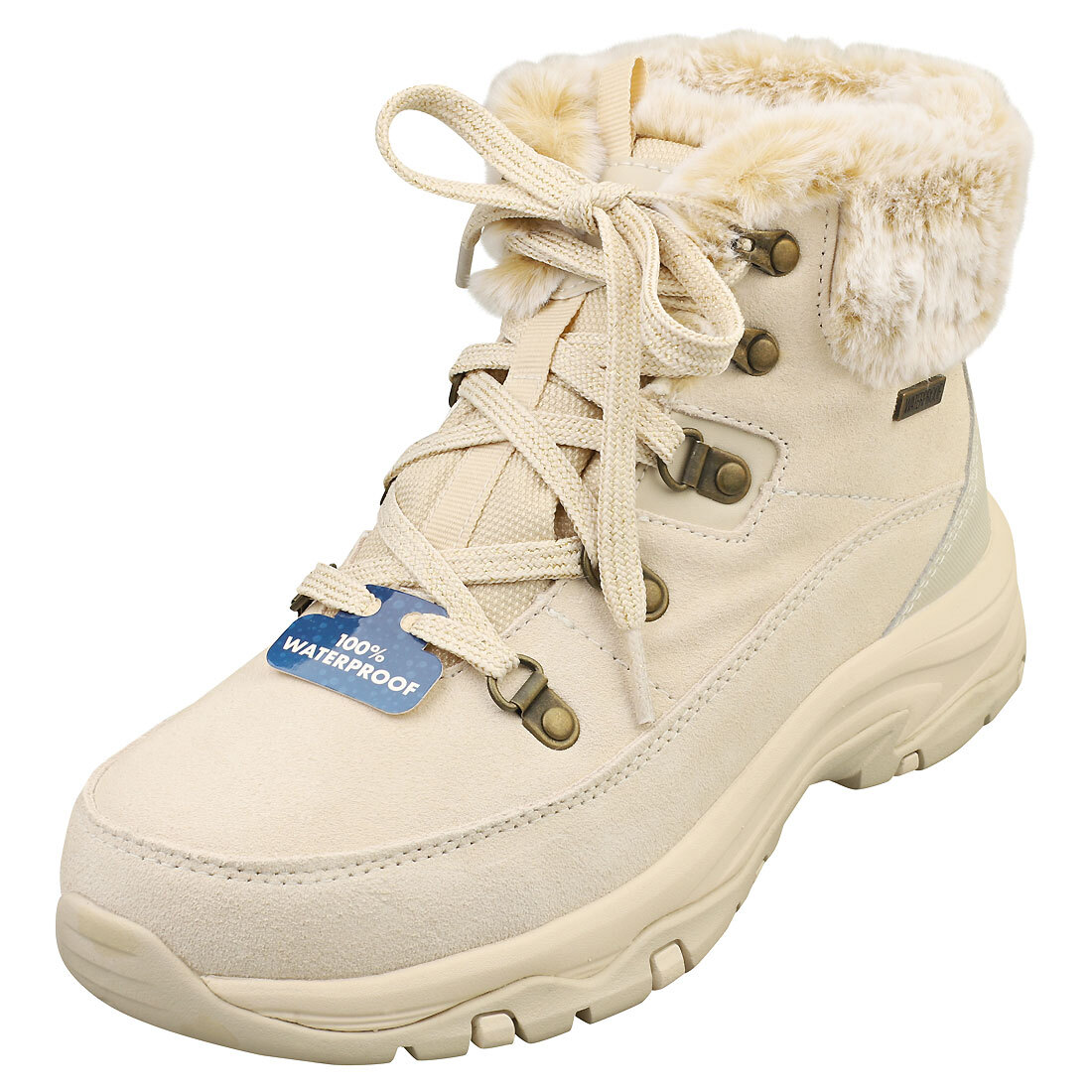 Skechers Trego Snow Worries Waterproof Womens Fashion Boots in