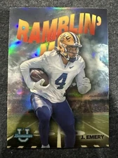 2022 Bowman University Chrome - Ramblin' Man Refractor #RM-7 John Emery Jr. (RC)