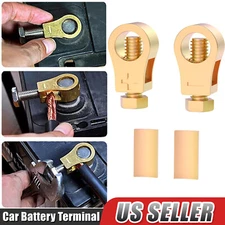 2PCS New Pure Copper Battery Connection Clip Car Battery Terminal Connectors Kit