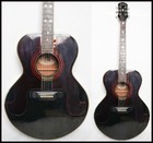 Used 1994 Epiphone Sq-180 Black Mij J-180 Everly Brothers Acoustic Guitar W/Hsc