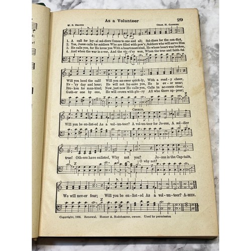 Tabernacle Hymns Number Four 1945 Choice Collection Hymnal - Picture 9 of 15