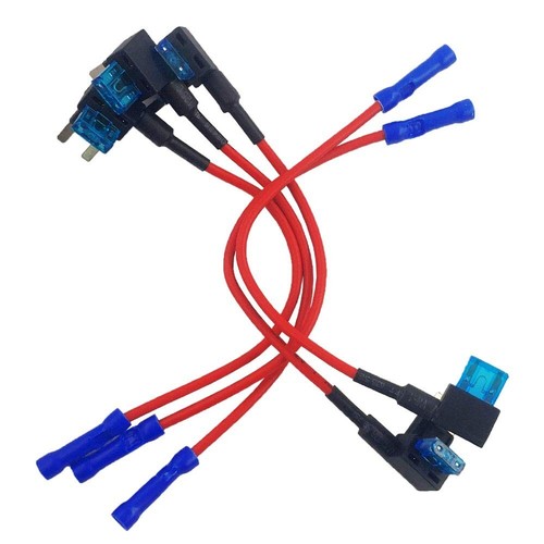 Heavy Duty 12V Mini ATM APM Fuse TAP Adapter with 15 AMP Rating - 5 Pack - Picture 2 of 4