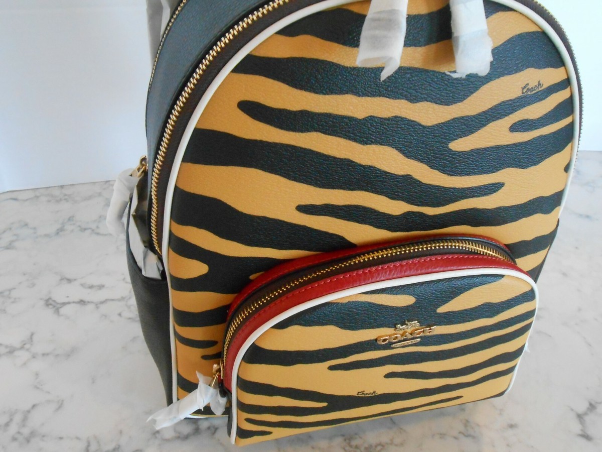 Coach Court Backpack with Tiger Print (Style Number: C6987). Court Backpack With Tiger Print | COACH® main image 2