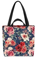 GroßE RosenblüTen Tasche Blumen-Strauss Floral Rosen-BläTter Rosen-BlüTen