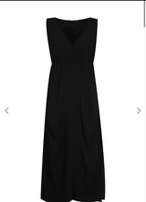 black maxi dress
