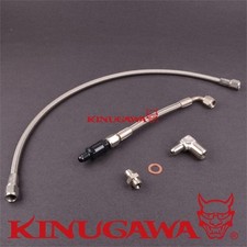 Turbo Oil Feed Line Kit Dsm 2g Eclipse Evo 1-3 T25 W Oil Filter 400 Holescm