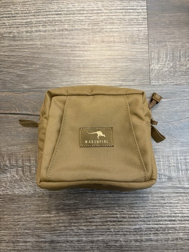 Marsupial Gear Zippered Pouch Coyote Brown LG Outdoor Bino Harness