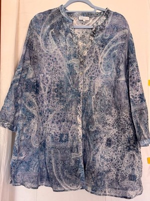 ERFO Bluse TunikaStil, Gr. 50 NEU = UNGETRAGEN, 3/4 Ärmel