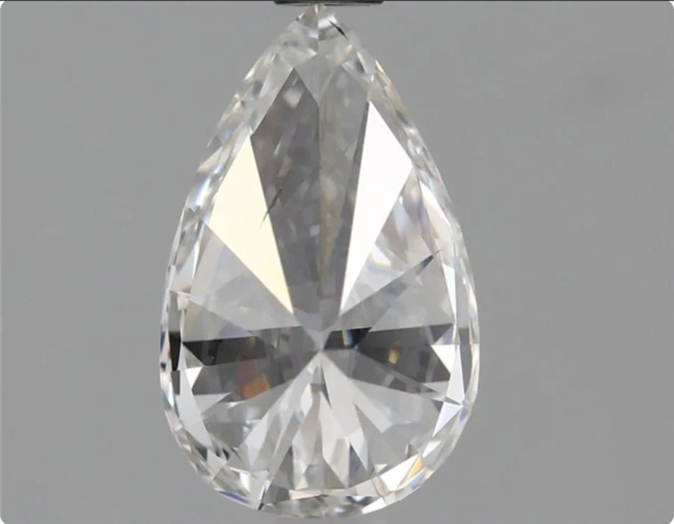 Lab Grown IGI Certified CVD DIAMOND 2PCS 2.20 TCW PEAR G Color SI1 Clarity - Image 4 of 4