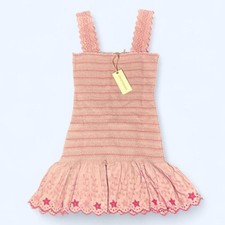 LoveShackFancy Jax Dress Lavender Fields Floral Cotton Size M NEW with Tags