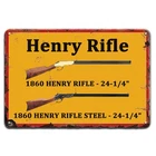 Henry Rifle Vintage Tin Sign Hunting Signs 8x12 in, TIN SIGN18