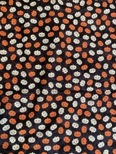 JoAnn Fabric 100 Cotton Halloween Pumpkins Fabric BTY