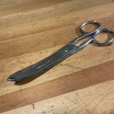 Clauss 8" Curved Blade Scissors Shears No 4206 Vintage Tools USA