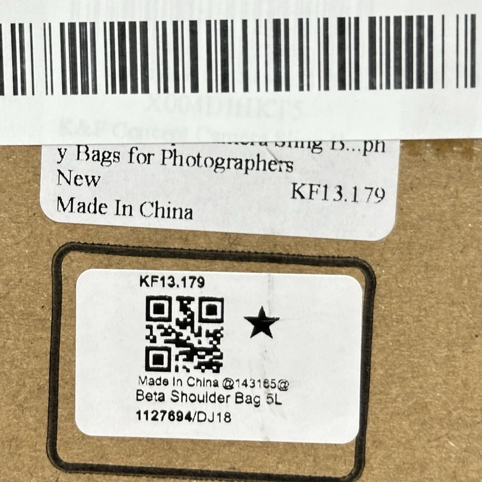 Bolso bandolera pequeño para cámara K&F Concept para DSLR/sin espejo impermeable Foto 4 de 4