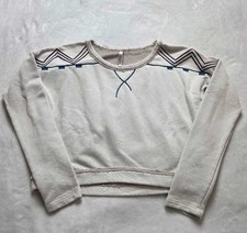 S Mono B cropped sweatshirt Made in USA (with flaw)