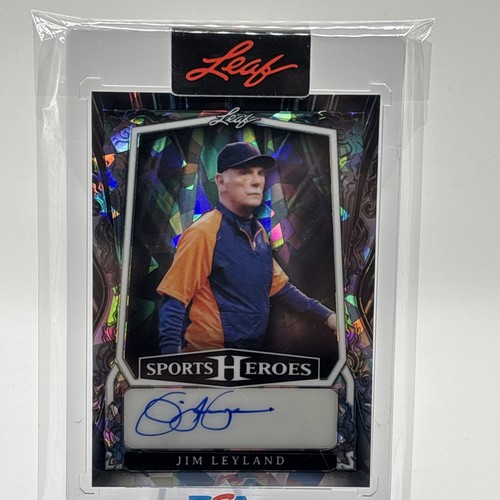 2025 Leaf Metal Sports Heroes - Jim Leyland 6/35 (AU) Cracked Ice