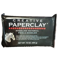 Creative Paperclay 16 Ounces- Natural White- Brand NEW Fast Shipping