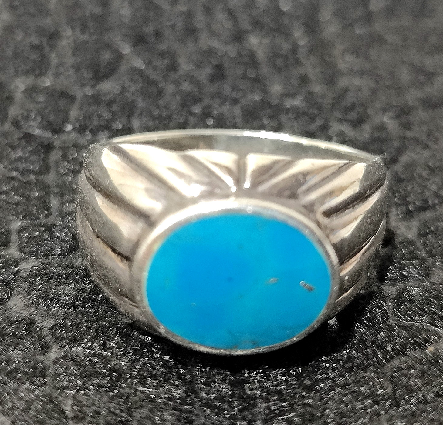 Sterling Silver 925 Hallmark Statement Ring Size … - image 12