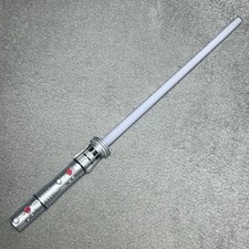 STAR WARS DARTH MAUL LIGHT SABER ULTIMATE FX PLASTIC READ