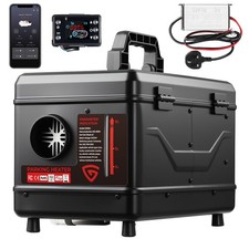 Portable 8KW Diesel Air Heater 12V/24V 220V w/ Bluetooth App Control Tool Box UK