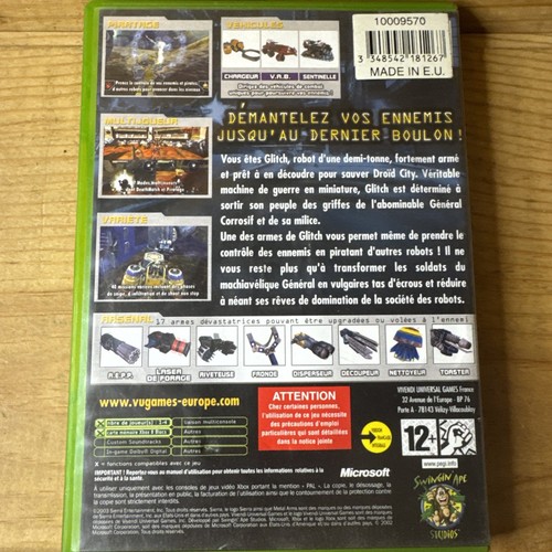Metal Arms Glitch in the System Microsoft Xbox Sans Notice Pal FR Testé - Foto 3 di 10